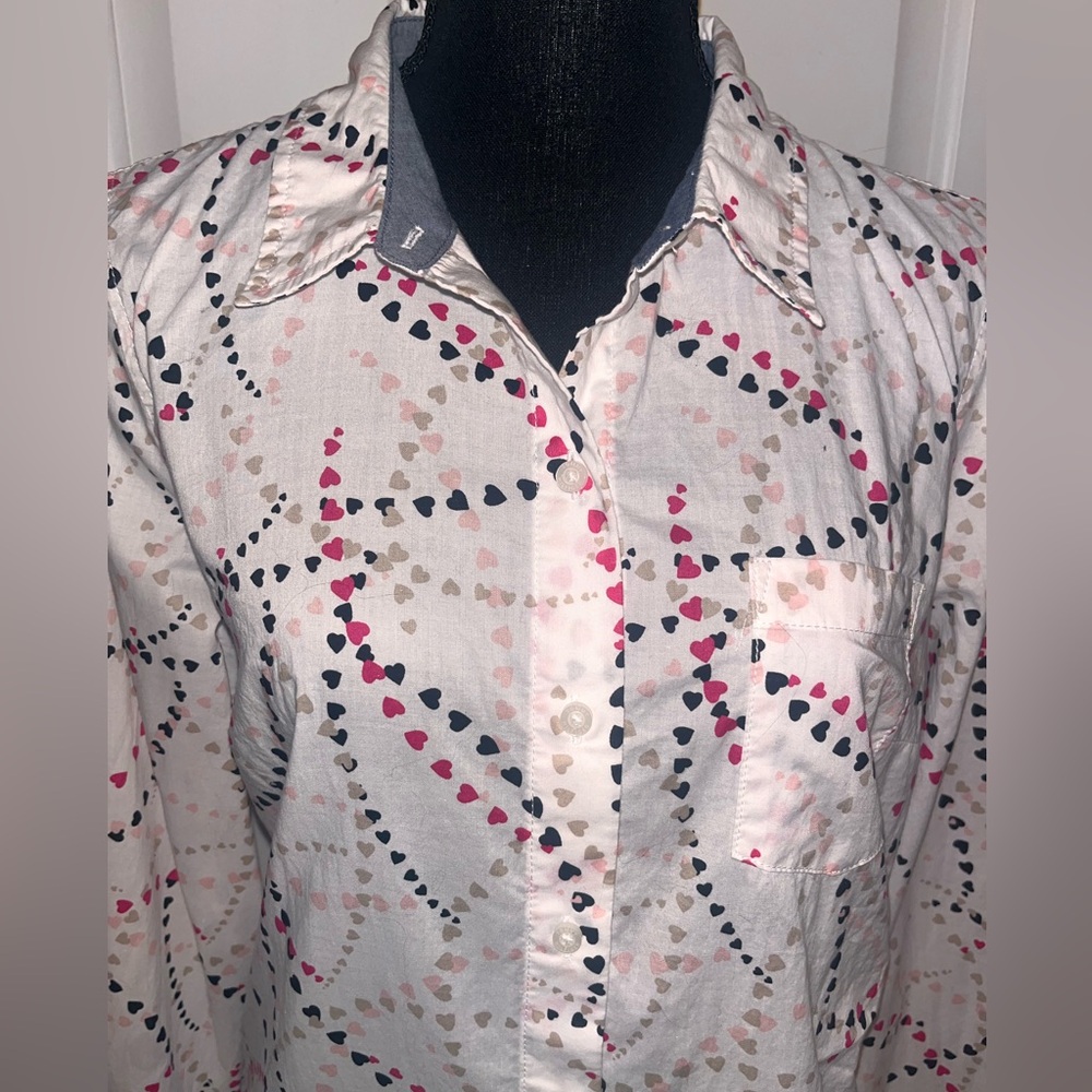 Tommy Hilfiger Multicolor‎ Heart Print Shirt